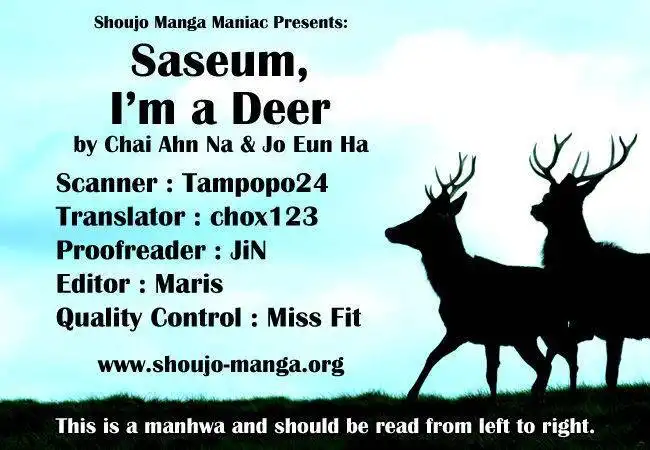 Saseum, I'm a deer Chapter 12 1